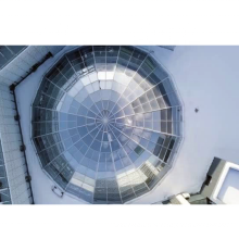 Pré -fabcho Space Frame Dome Skylight Aço Dome Temperado Estrutura do telhado de vidro